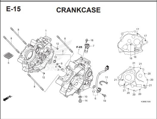 E15 CRANKCASE