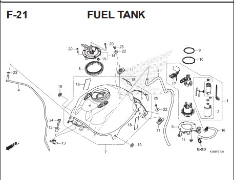 F-21 FUEL TANK