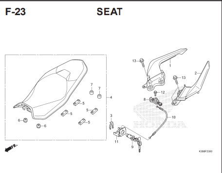 F-23 SEAT