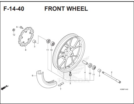 F14-40 FRONT WHEEL