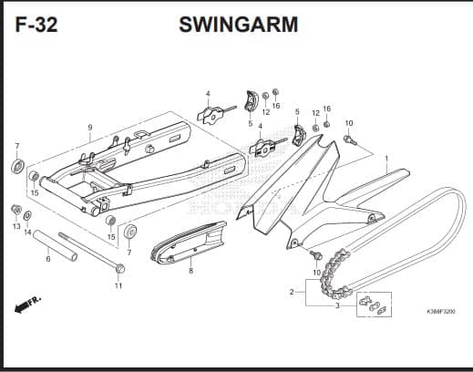 F32- SWINGARM