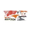 Sticker Body Set Kiri Orange Red - Honda CBR 150R K45A