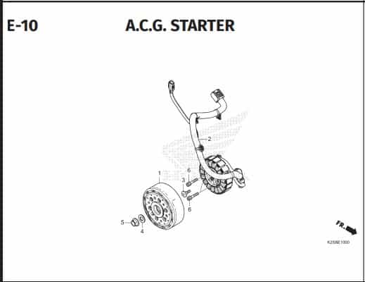 E-10 A C G STARTER