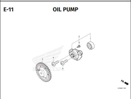 E-11 OIL PUMP