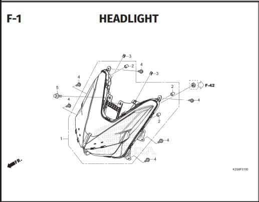 F-1 HEADLIGHT