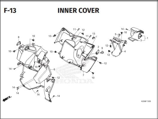 F-13 INNER COVER