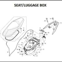 F-24 SEAT LUGGAGE BOX