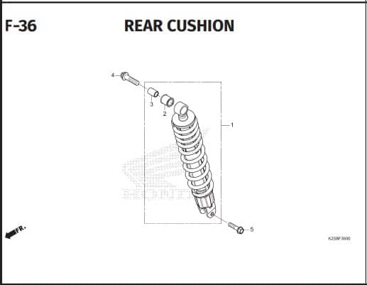 F-36 REAR CUSHION