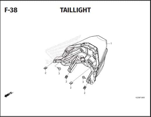 F-38 TAILLIGHT