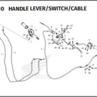 F-4-10 HANDLE LEVER SWITCH CABLE