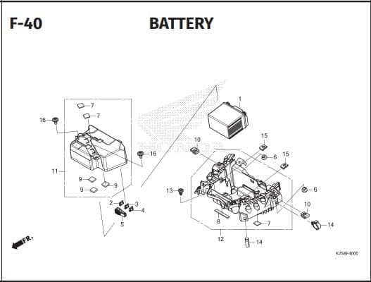 F-40 BATTERY