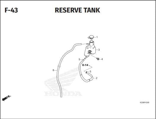 F-43 RESERVE TANK