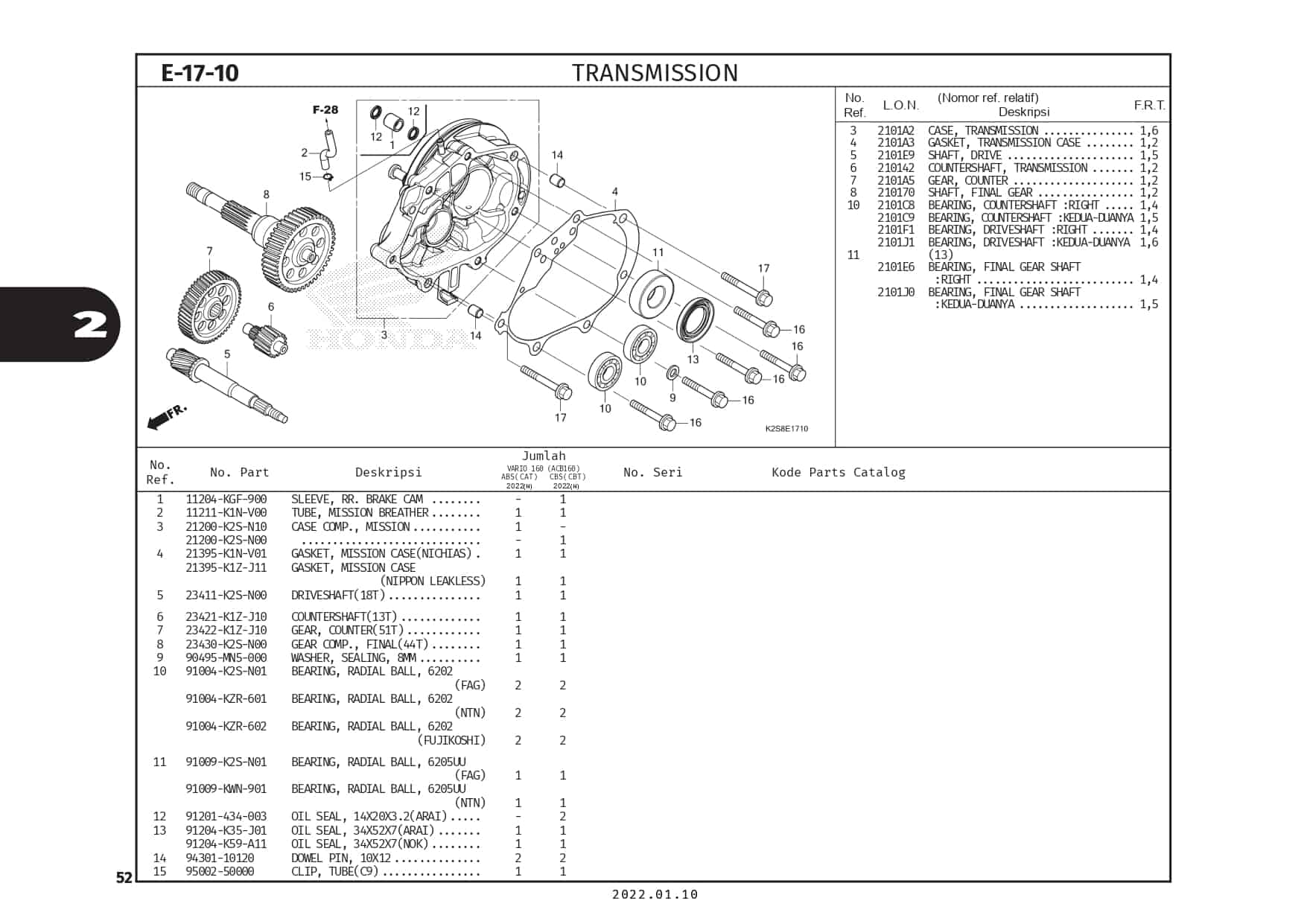 E17-10 - Transmission