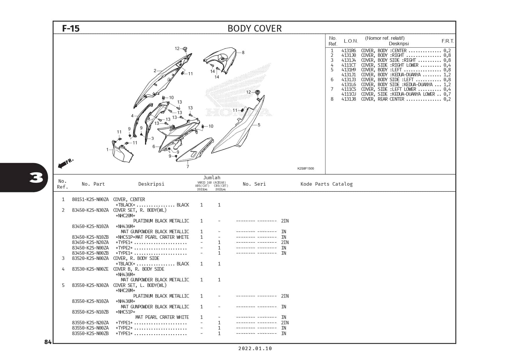 F15 - Body Cover