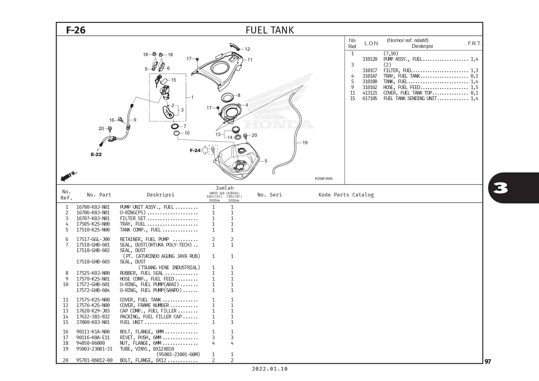 F26 – Fuel Tank