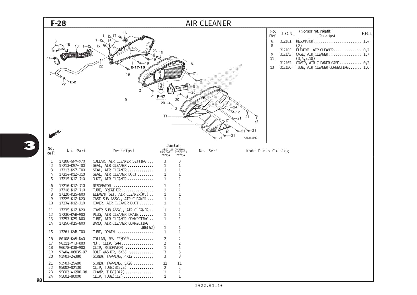 F28 – Air Cleaner