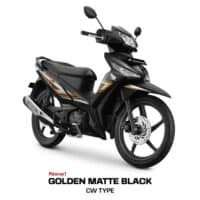 Supra X 125 Golden Matte Black