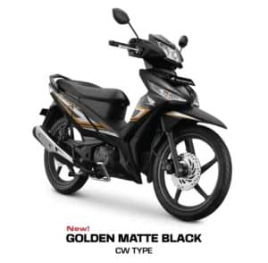 Supra X 125 Golden Matte Black