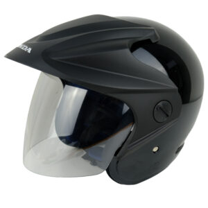 86100H04FA0-HELMET-ASSY-HALF-FACE-BLK