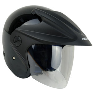 86100H04FA0-HELMET-ASSY-HALF-FACE-BLK-GAMBAR