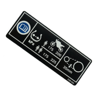 Sticker Label Tire Drive Chain Honda CB150X