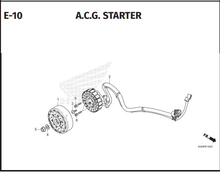 E-10 A C G STARTER