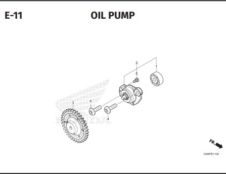 E-11 OIL PUMP