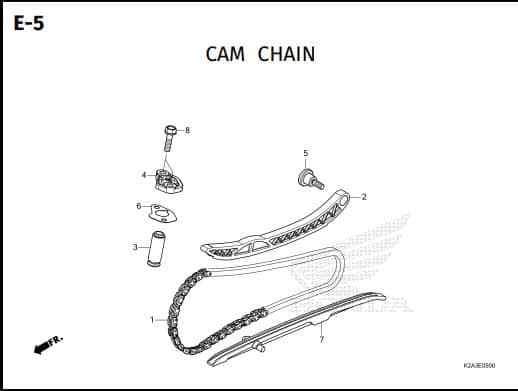 E-5 CAM CHAIN