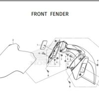 F-11 Front Fender – Katalog Honda Forza