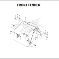 F-11 Front Fender – Honda ADV 160