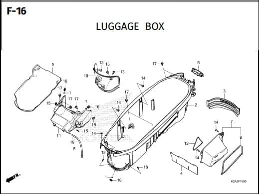 F-16 LUGGAGE BOX