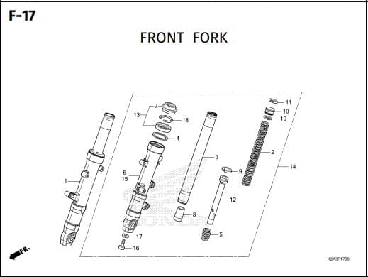 F-17 FRONT FORK