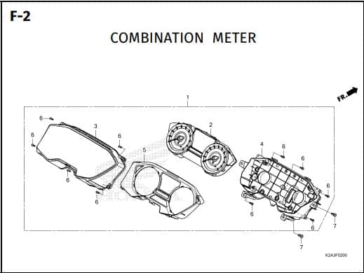 F-2 COMBINATION METER