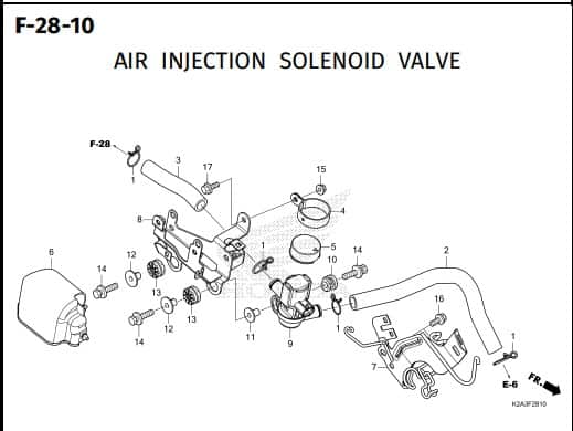 F-28-10 AIR INJECTOR SOLENOID VALVE