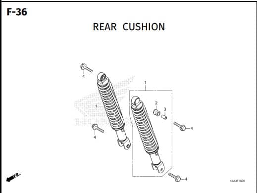 F-36 REAR CUSHION