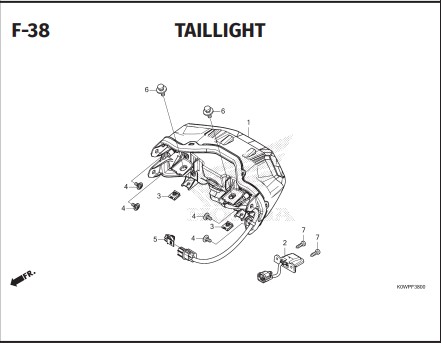 F-38 TAILLIGHT