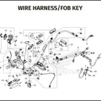 F-41 Wire Harness Fob Key – Honda ADV 160