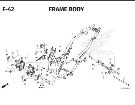 F-42 FRAME BODY