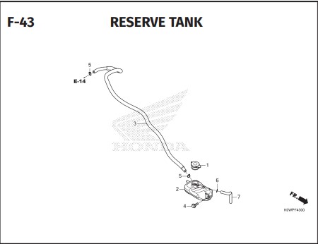 F-43 Reserve Tank – Honda ADV 160