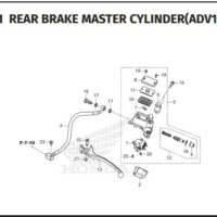 F-6-1 REAR BRAKE MASTER CYLINDER ADV160A