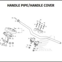 F-9 Handle Pipe Handle Cover – Honda ADV 160
