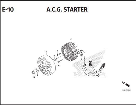 E-10 A C G STARTER