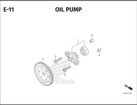 E-11 OIL PUMP