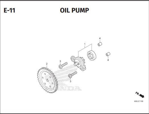 E-11 OIL PUMP