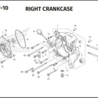 E-19-10 RIGHT CRANKCASE