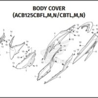 F-15 Body Cover – Katalog Suku Cadang Honda Vario 125 K2V F-15 BODY COVER