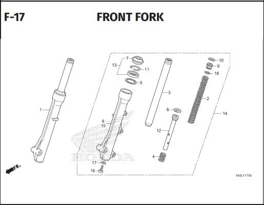 F-17 FRONT FORK