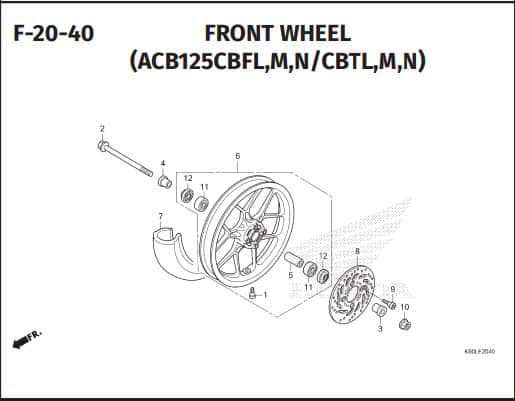 F-20-40 Front Wheel – Katalog Suku Cadang Honda Vario 125 K2V
