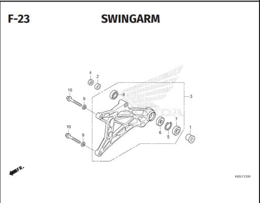 F-23 SWINGARM