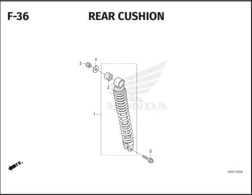 F-36 REAR CUSHION